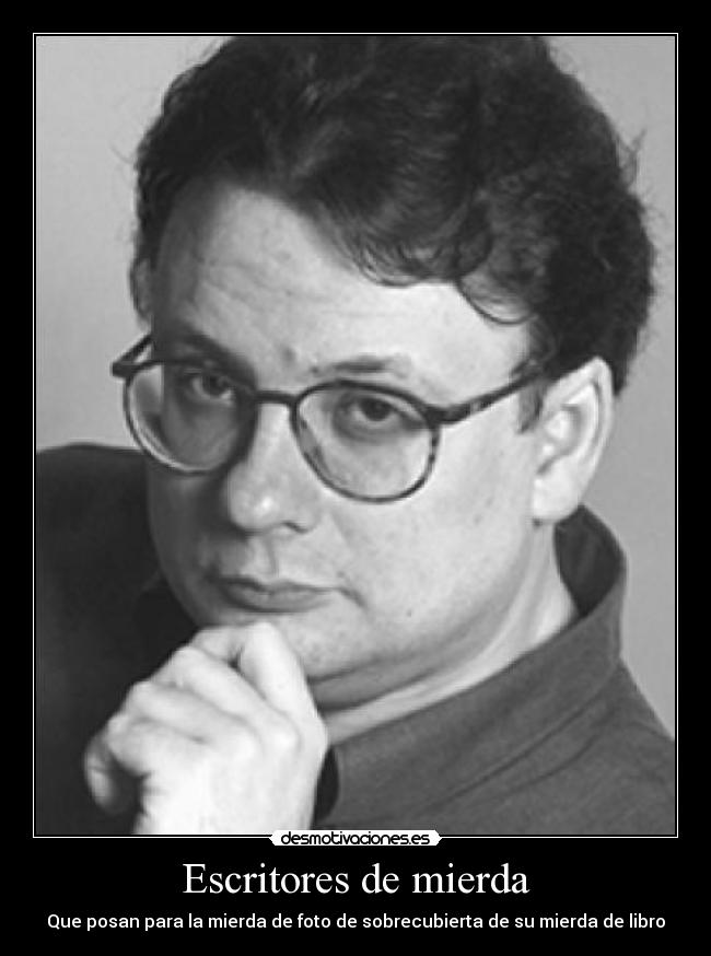 Escritores de mierda - Que posan para la mierda de foto de sobrecubierta de su mierda de libro