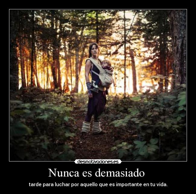 Nunca es demasiado  - 