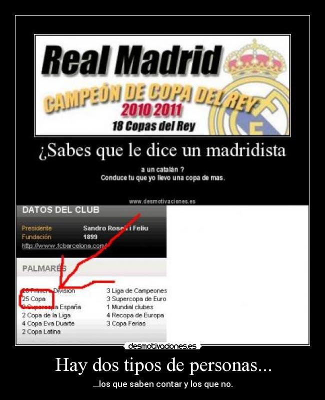 Hay dos tipos de personas... - 