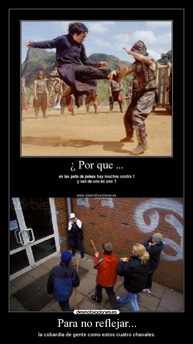 Para no reflejar... - 