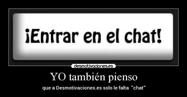 YO también pienso -