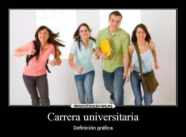 Carrera universitaria - Definición gráfica