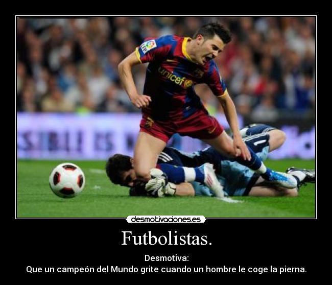 Futbolistas. -