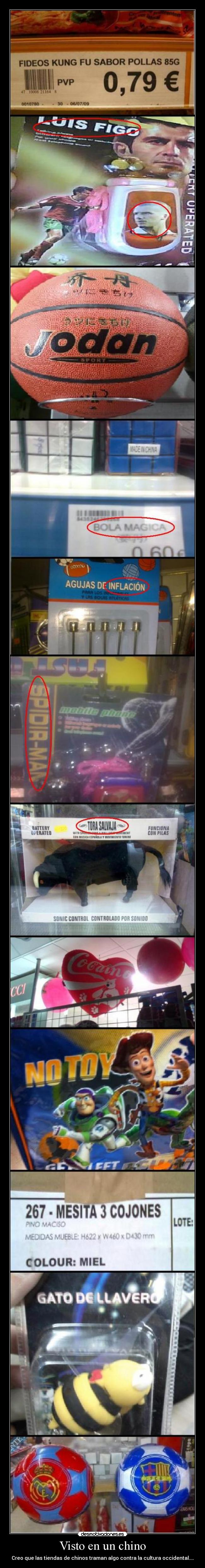 Visto en un chino - Creo que las tiendas de chinos traman algo contra la cultura occidental....