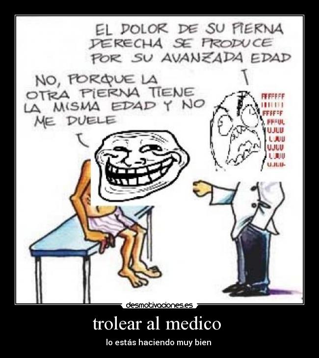 trolear al medico -