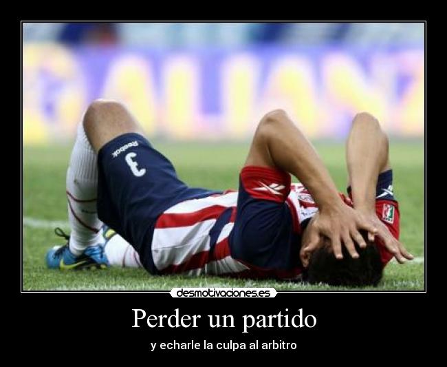 Perder un partido - 