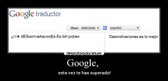 Google, - esta vez te has superado!