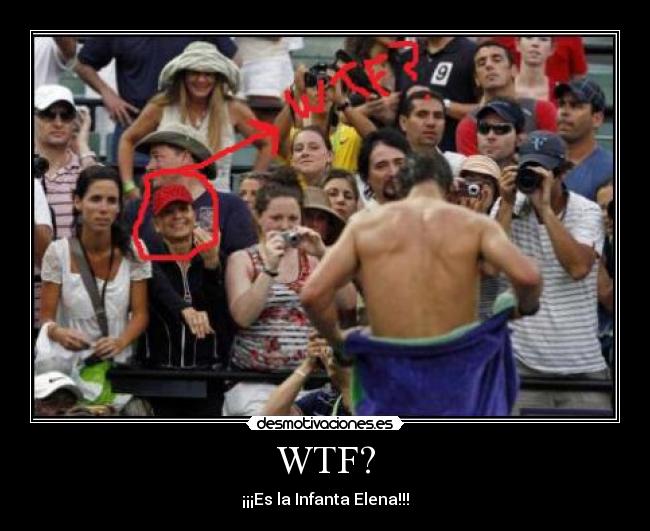 WTF? - ¡¡¡Es la Infanta Elena!!!