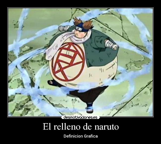 carteles naruto naruto relleno anime desmotivaciones