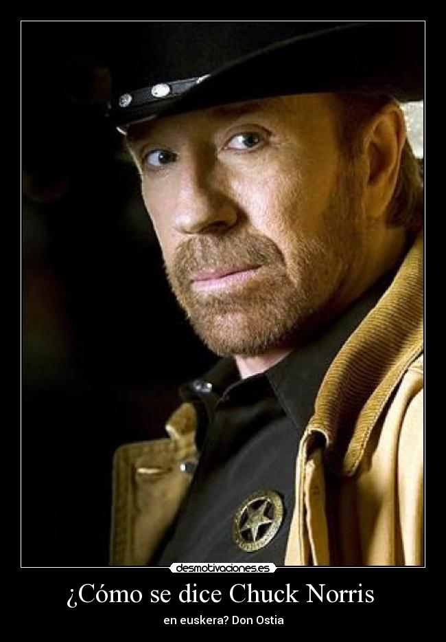 ¿Cómo se dice Chuck Norris  - 