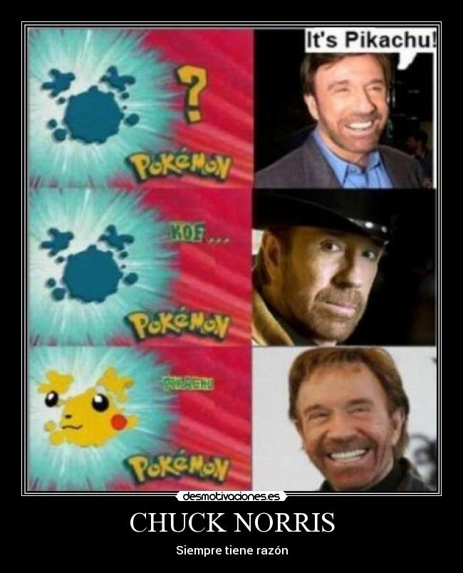 CHUCK NORRIS - Siempre tiene razón