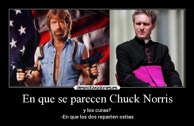 En que se parecen Chuck Norris - 