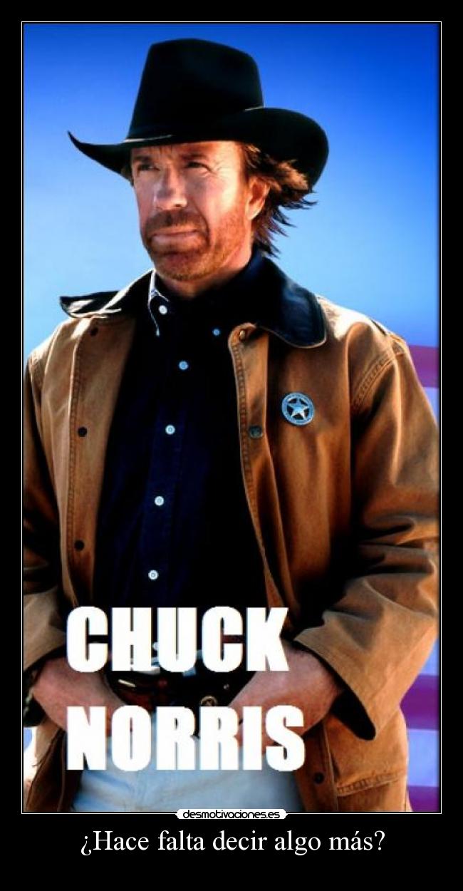 carteles chuck norris desmotivaciones