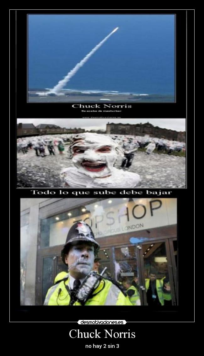 Chuck Norris - no hay 2 sin 3