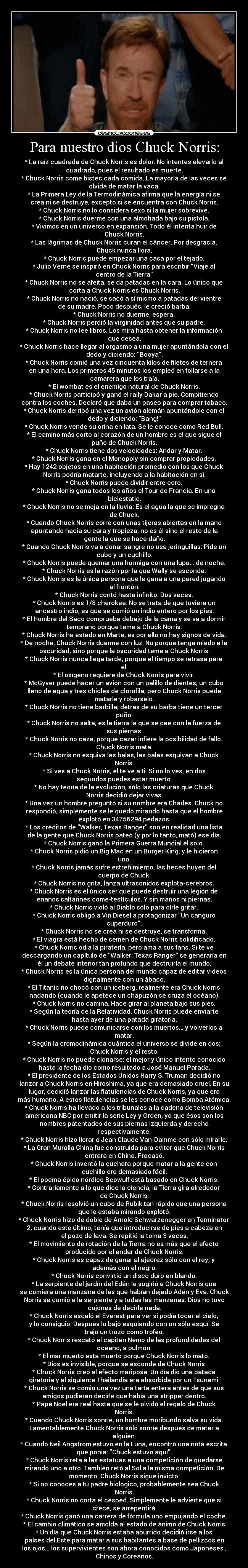 carteles dios chuck norris teorias wal_k fraces celebres justin bieber desmotivaciones top desmotivaciones