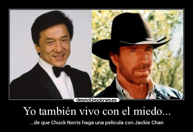Yo también vivo con el miedo... -