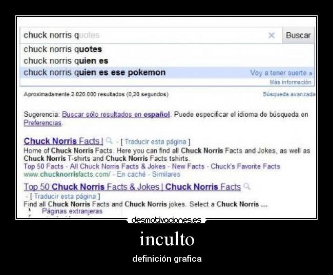 inculto - definición grafica