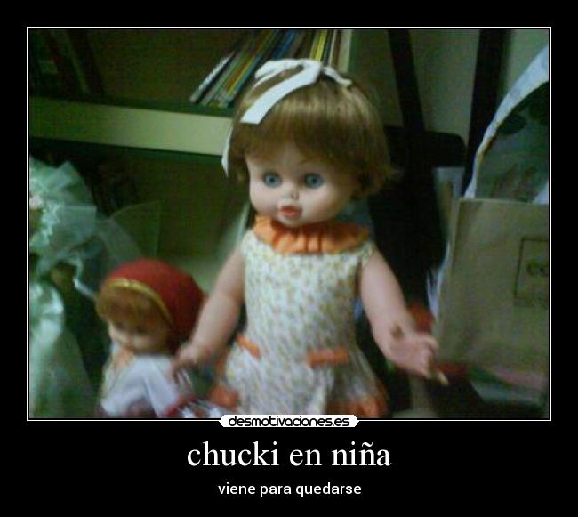 chucki en niña - 