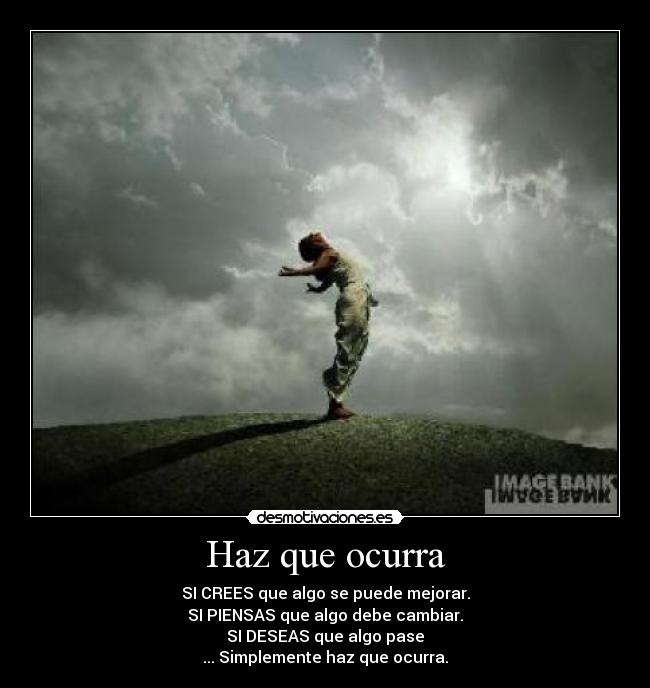 Haz que ocurra -