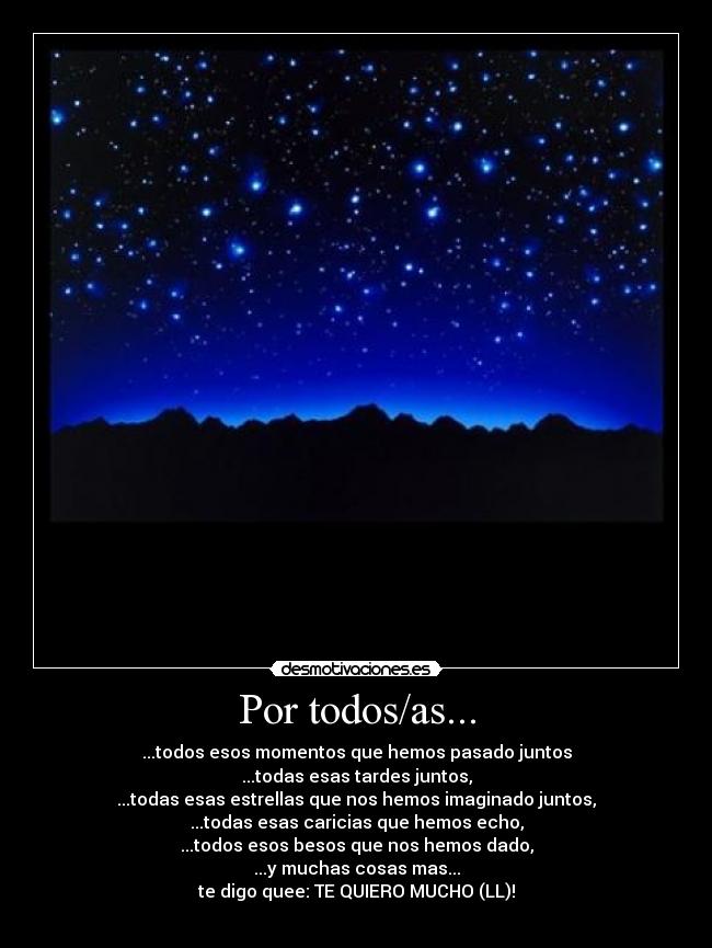 Por todos/as... - 