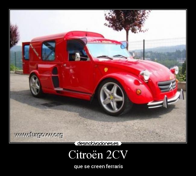 carteles quesocochecitroenferrari desmotivaciones