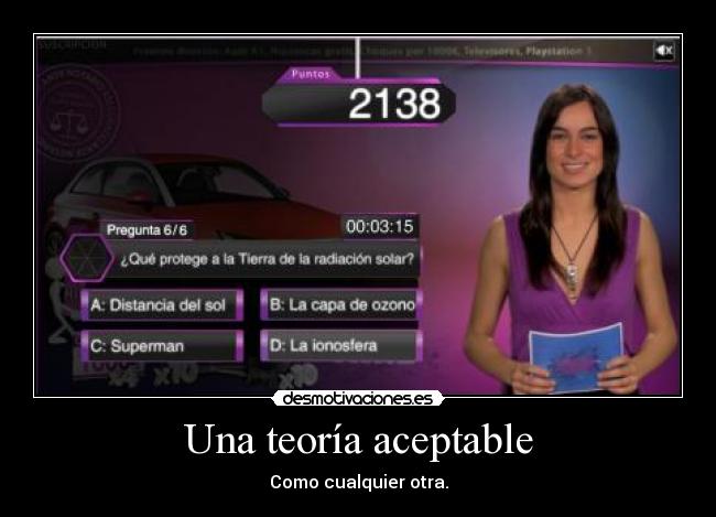Una teoría aceptable -