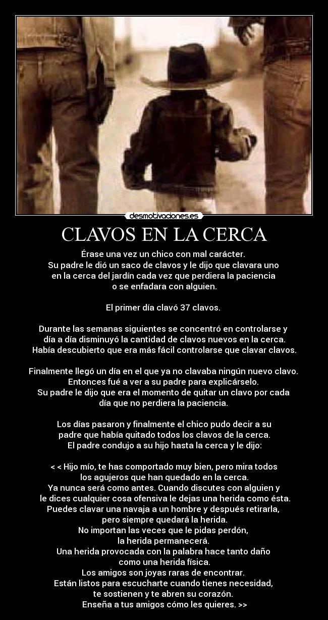 CLAVOS EN LA CERCA - 