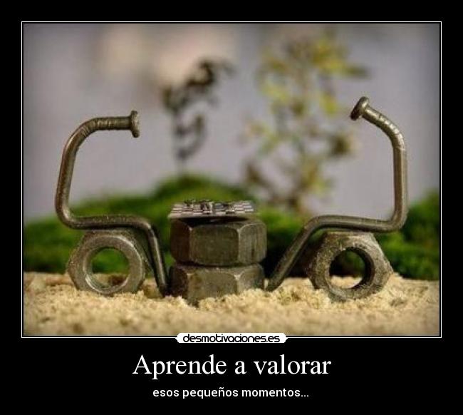 Aprende a valorar -