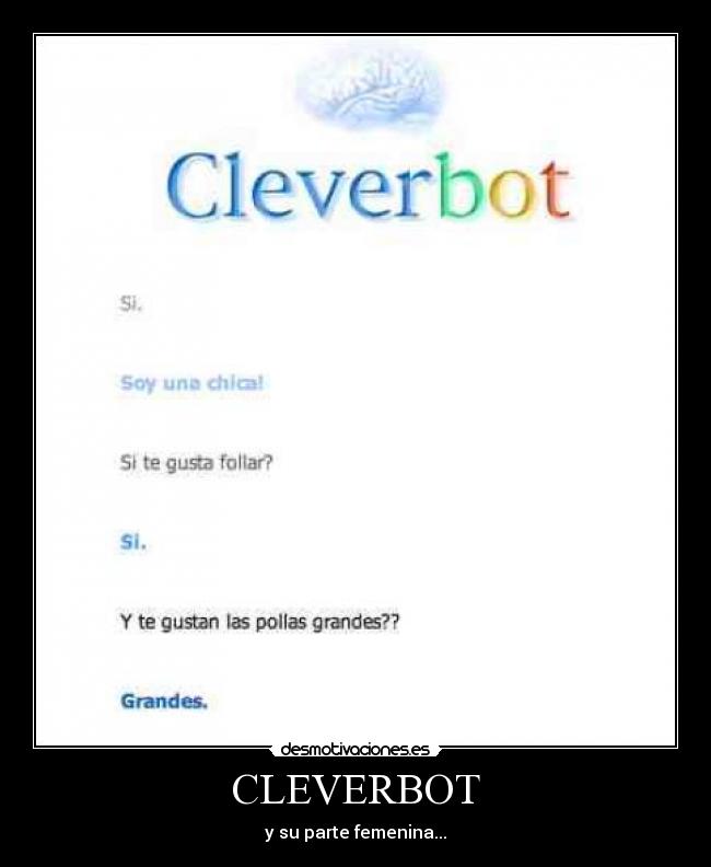CLEVERBOT - y su parte femenina...