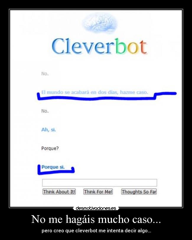 No me hagáis mucho caso... - 