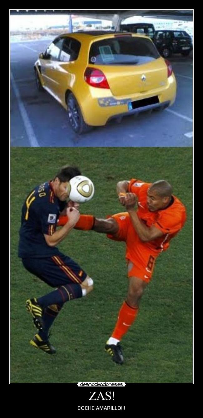 ZAS! - COCHE AMARILLO!!!