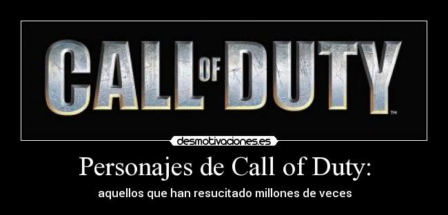 Personajes de Call of Duty: -