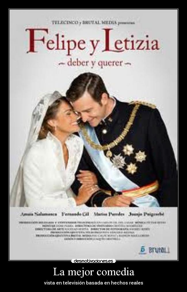 La mejor comedia - vista en televisión basada en hechos reales