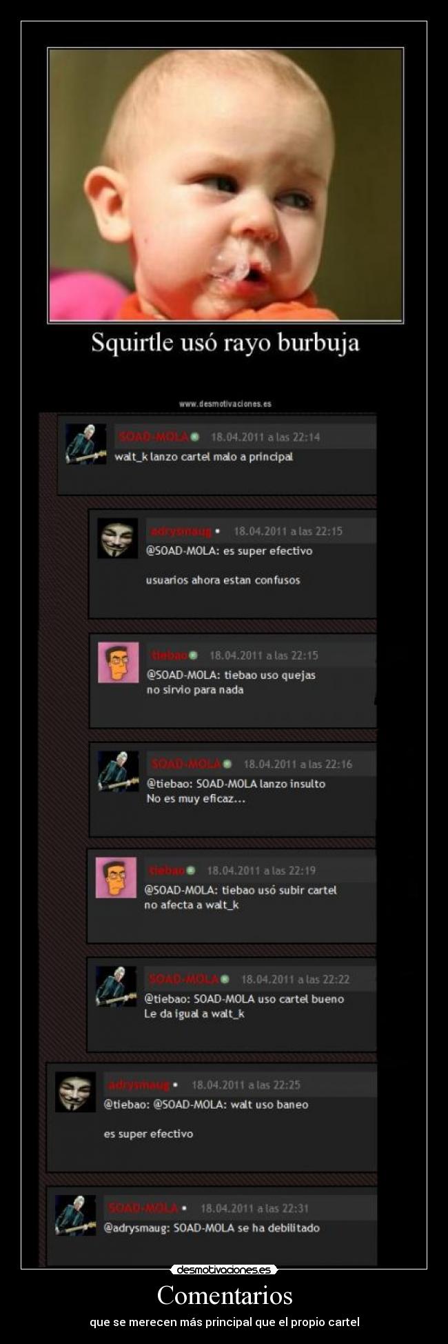 Comentarios - que se merecen más principal que el propio cartel