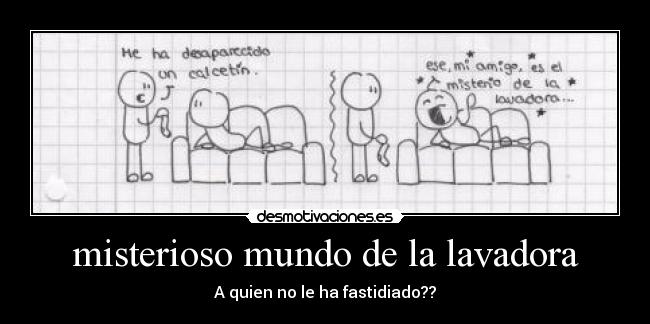 misterioso mundo de la lavadora - 