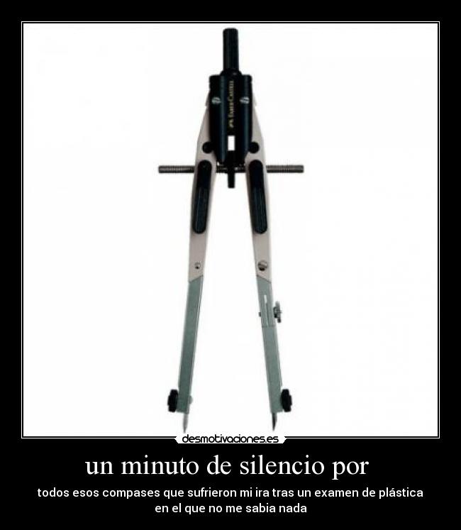 un minuto de silencio por  - 