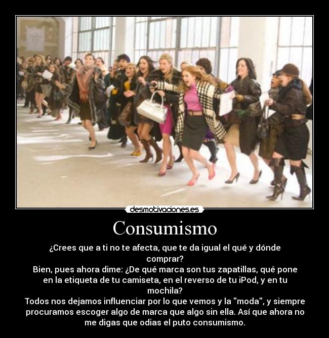 Consumismo -