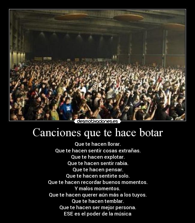 Canciones que te hace botar - 