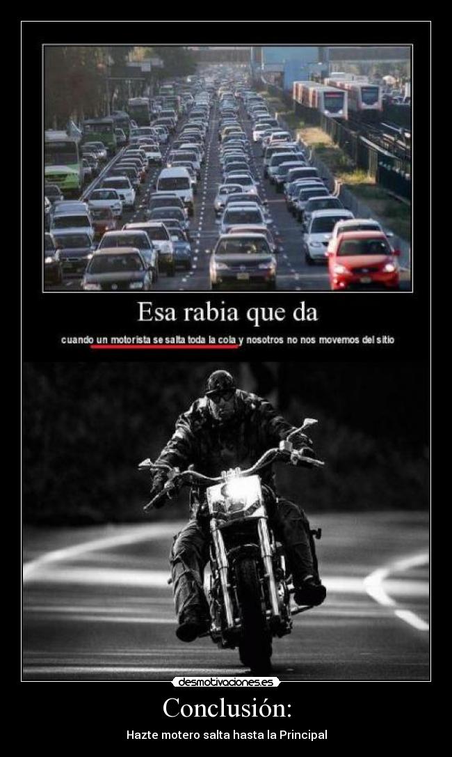 carteles conclusion motorista desmotivaciones