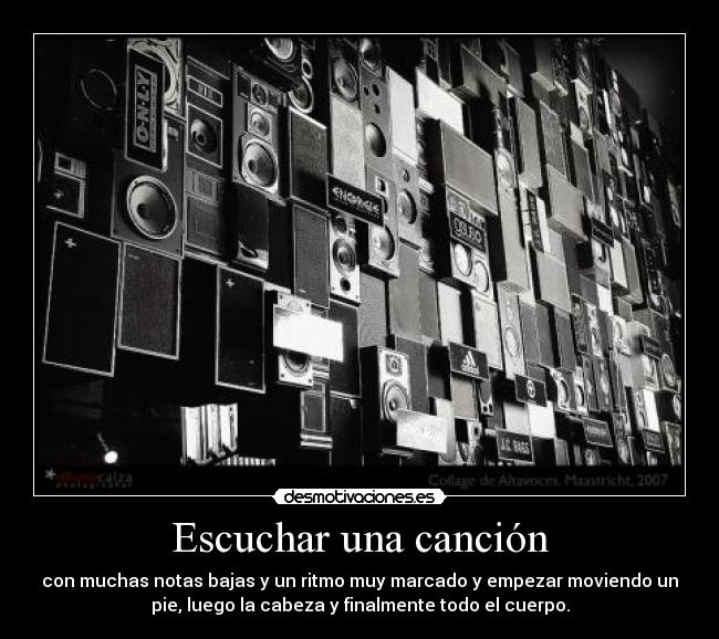 Escuchar una canción - 