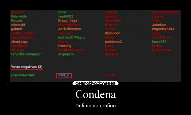 Condena - 