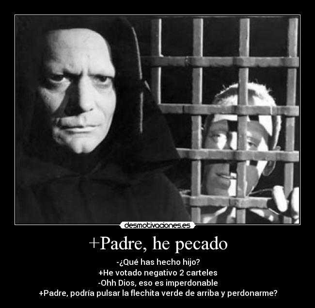 carteles padre pecado desmotivaciones
