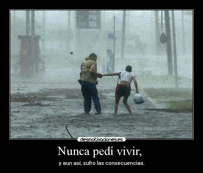 Nunca pedí vivir,  - 