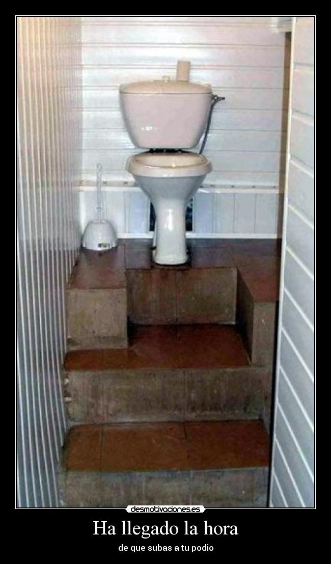Ha llegado la hora - de que subas a tu podio
