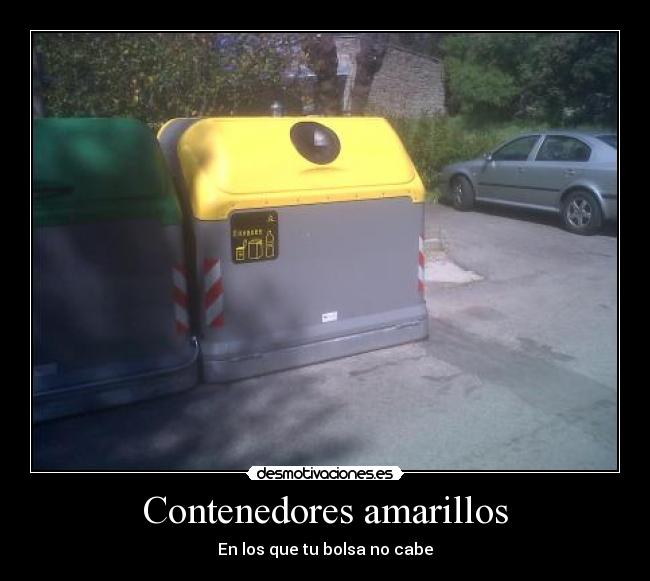Contenedores amarillos -
