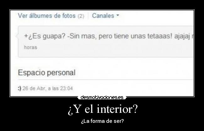 ¿Y el interior? - 