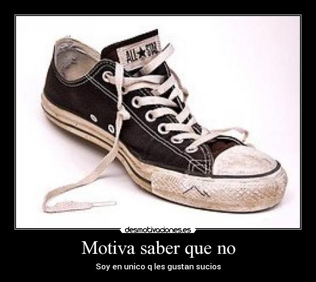 Motiva saber que no -