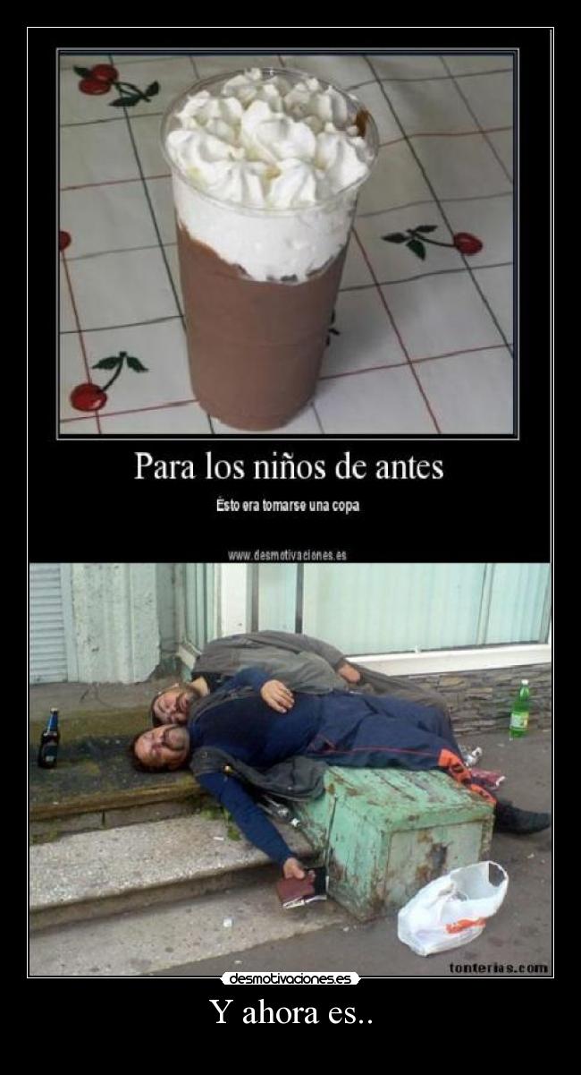 Y ahora es.. -