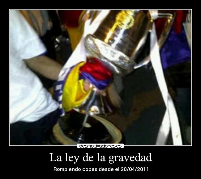 La ley de la gravedad -