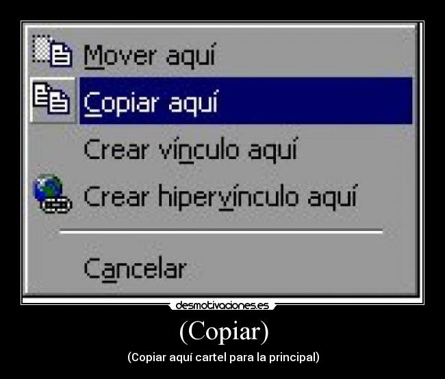 (Copiar) - (Copiar aquí cartel para la principal)